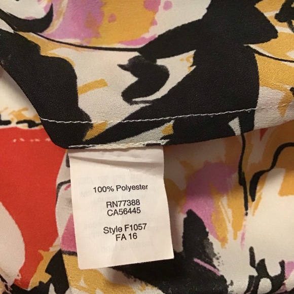 J. Crew women’s floral print blouse multicolor - Picture 6 of 7